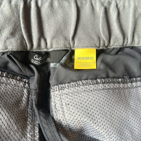 Cabela’s Guidewear Dark Grey Lightweight Angler Rain Pants 30x30 - Picture 10 of 12